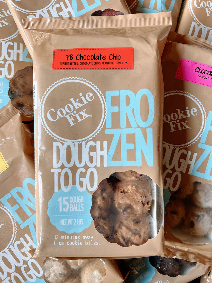 Peanut Butter Chocolate Chip Frozen Dough