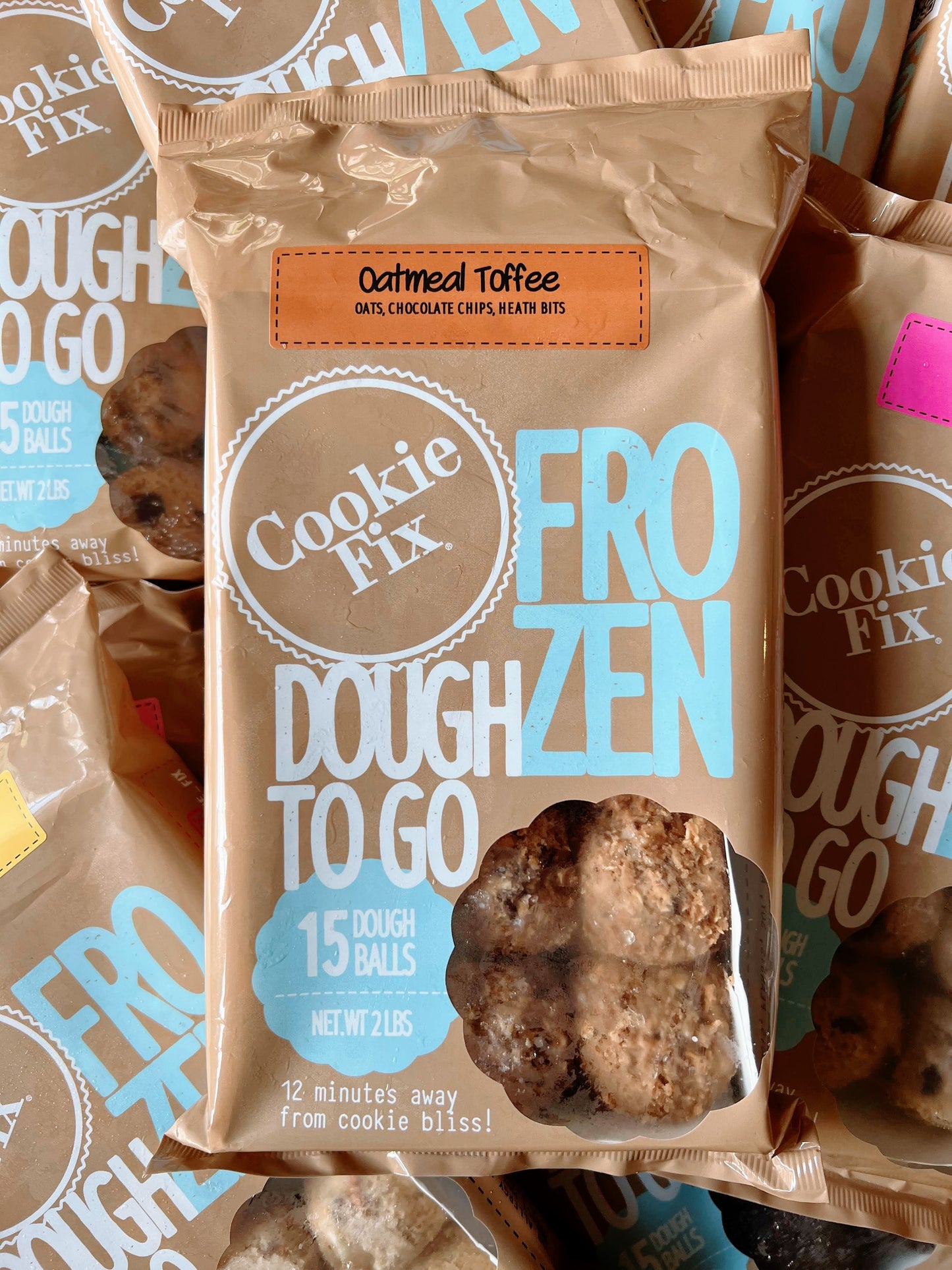 Oatmeal Toffee Frozen Dough
